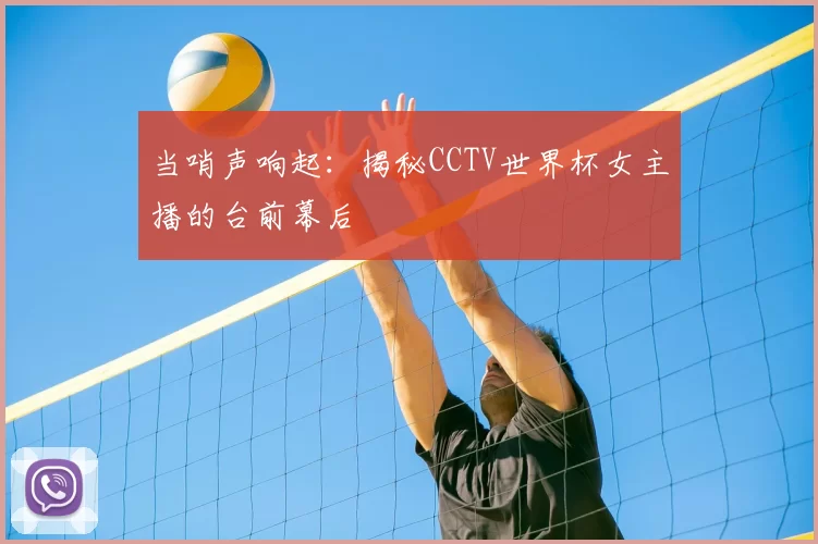 当哨声响起:揭秘CCTV世界杯女主播的台前幕后
