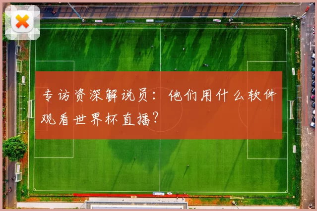 专访资深解说员:他们用什么软件观看世界杯直播?