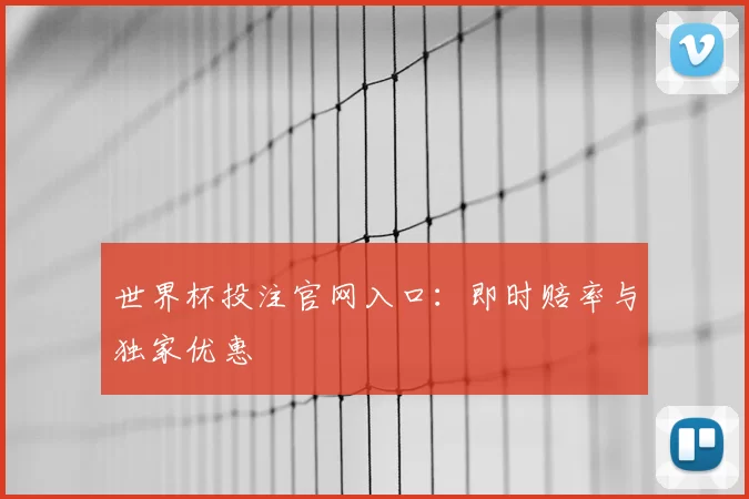 世界杯投注官网入口：即时赔率与独家优惠